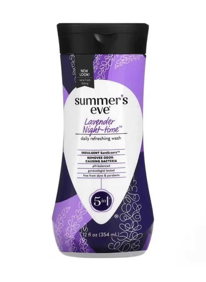 Summer's Eve Night-Time Cleansing Wash lavender 354ml - Image 2